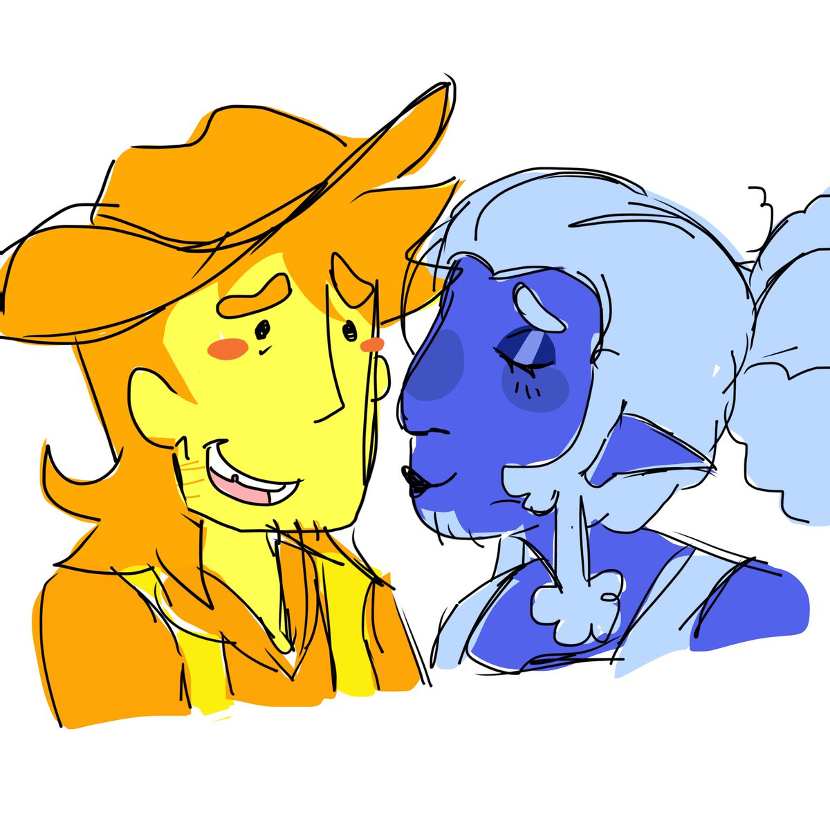 MrButterfly_art's tweet photo. //- blellow art dump, 2 are self inserts for my friends and the other two are just blellow 

#deltarune #blellow https://t.co/j6VNONNPEw