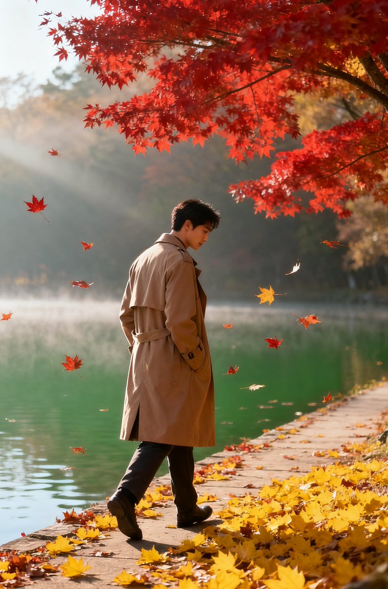 jotowning's tweet photo. Woke up to golden autumn sunshine filtering through maple leaves  Perfect morning for a walk with a warm latte! https://t.co/wAM294Wxhs