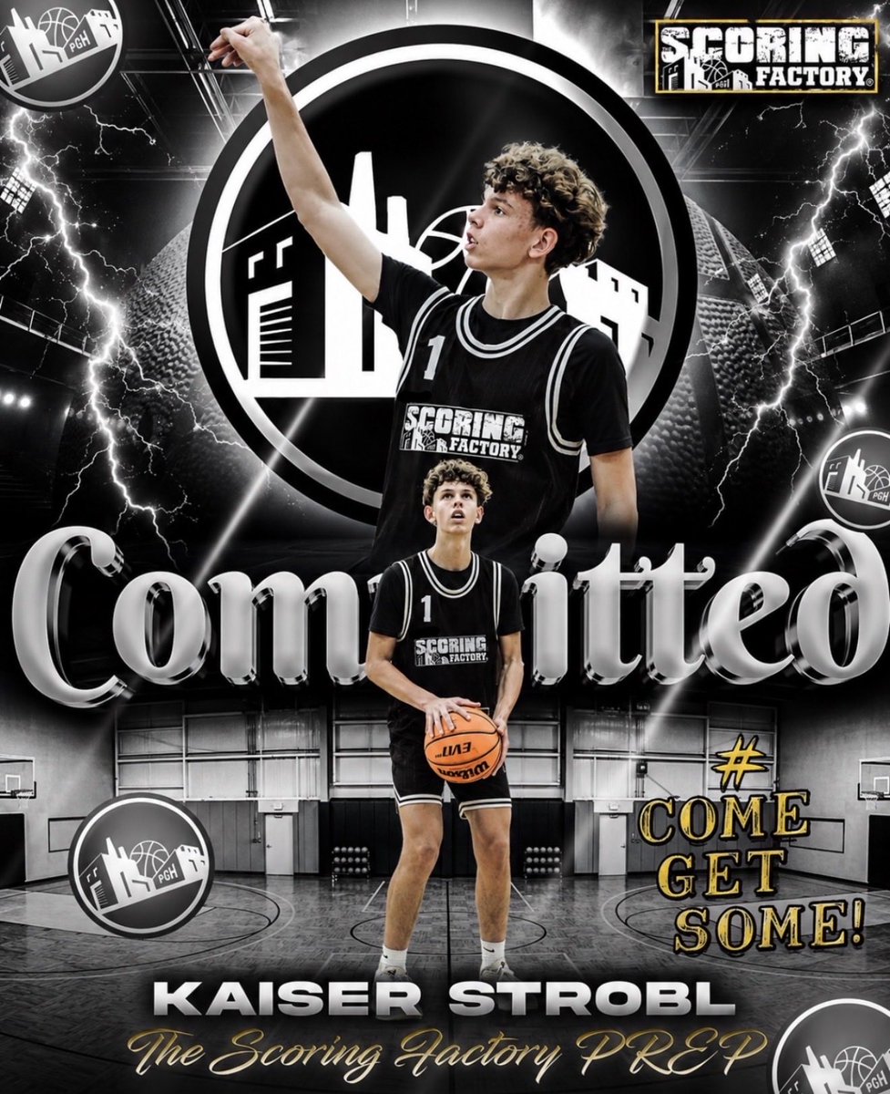 TSF_PREP's tweet photo. Class of 2028 guard Kaiser Strobl (@KaiserStrobl) is officially committed to The Scoring Factory PREP.

Kaiser is known for a high basketball IQ and an elite ability to process the game. His ability to see the floor offensively, and play the passing lanes defensively, are unique skills that make every team better.

Kaiser is someone who can beat you in more than one way, as well, as an exceptional three point shooter who is also a crafty finisher around the rim.

#ComeGetSome @ScoringFactory
