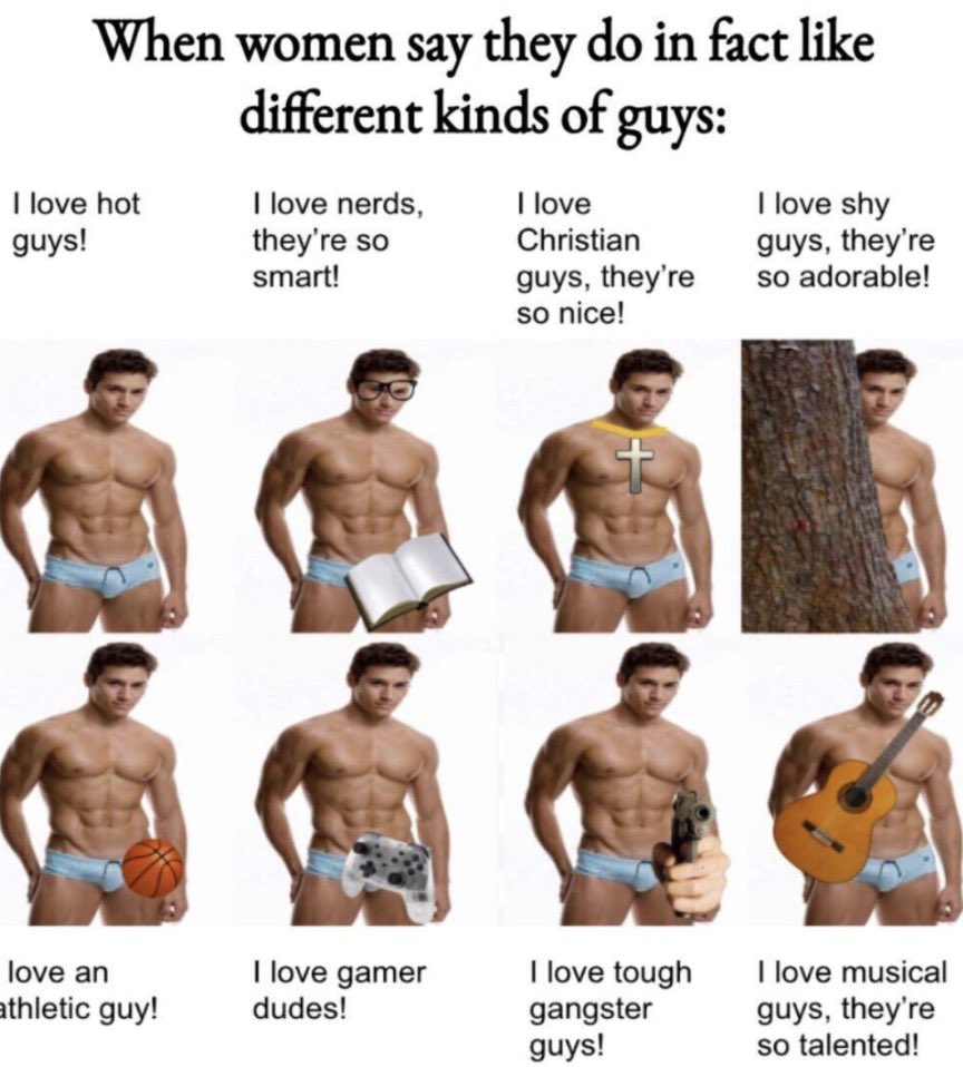 Charlottect121's tweet photo. @boredandright “Most guys” in question: https://t.co/kaGM44FUUb