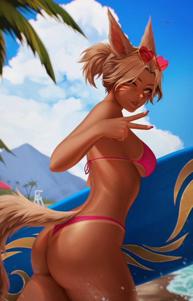 luiferblackk's tweet photo. beach day🌊
Commission for butterwaffle on vgen!🏖️ https://t.co/mNP7xzHI9r