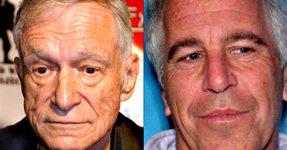 gatewaypundit's tweet photo. Playboy’s Hugh Hefner Reported Jeffrey Epstein to the FBI After Playmate Claimed She Was Raped and Trafficked by Him

Link in the comments. https://t.co/4H3OUL7pKY