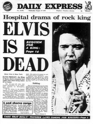 boudewijnsteur's tweet photo. Op deze dag in 1977 overleed Elvis - the King - Presley. Hij is een van de invloedrijkste muzikanten van de twintigste eeuw. Daarnaast heeft hij in talloze films gespeeld. Zijn overlijden is omgeven met vragen of zijn dood misschien in scene is gezet

Favoriete nummer? https://t.co/PCn5KJYvlM