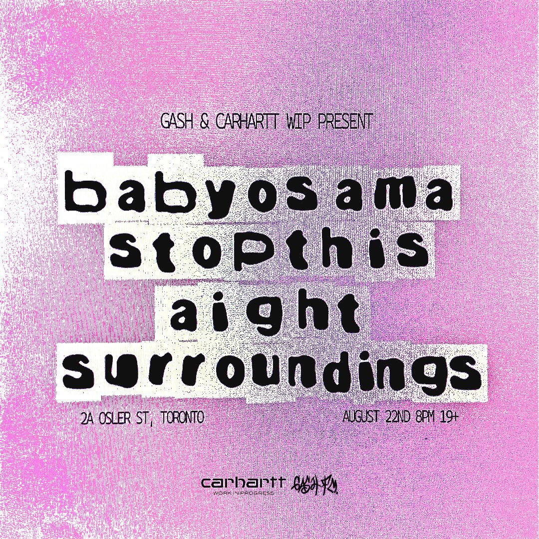 gash_fm's tweet photo. Toronto free concert Aug 22nd W/ @BABYOSAMAAAAAAA @stopth1s @1GJaud @godhandedmeswag https://t.co/gnW5qgqtRq