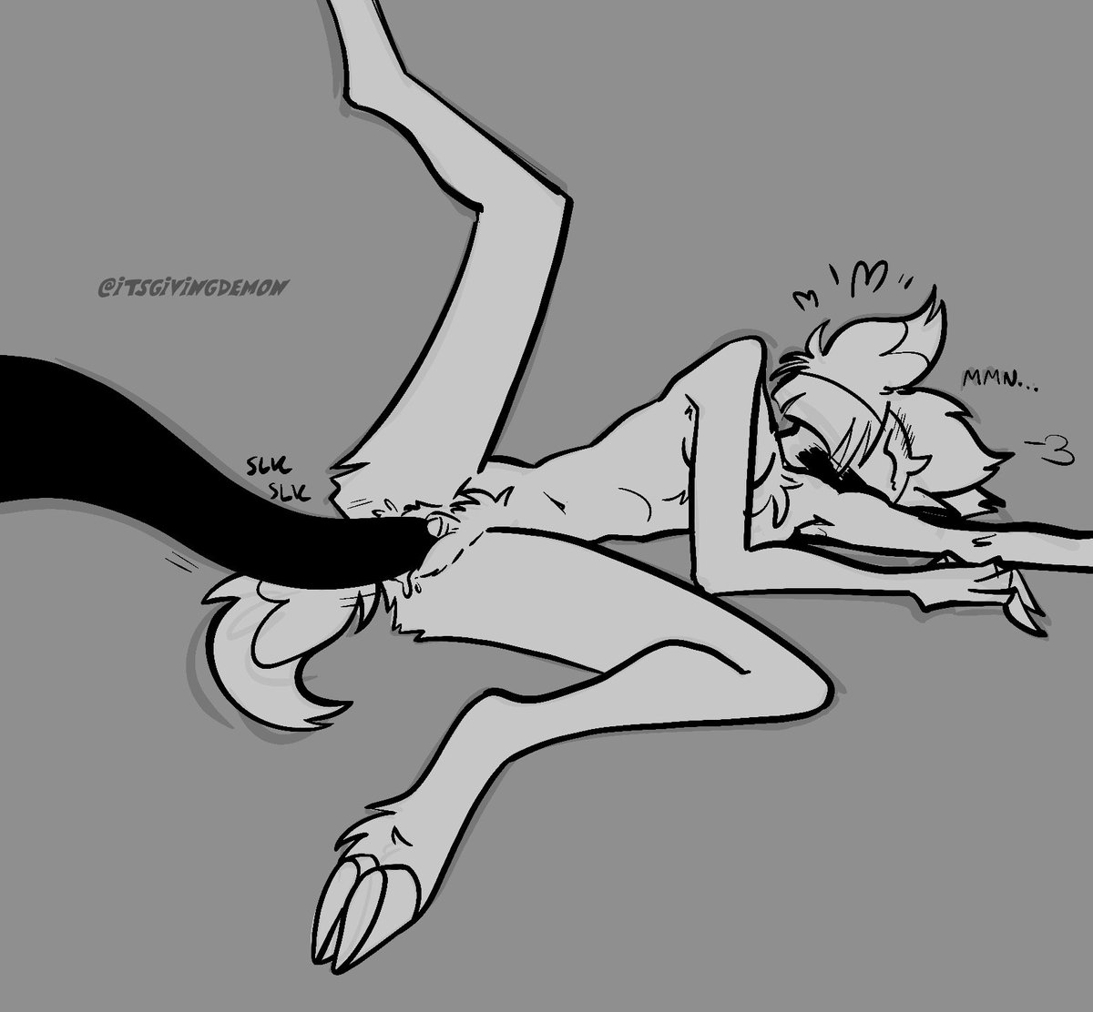 itsgivingdemon's tweet photo. freaky deer #alastor https://t.co/ToVuSHmAOS