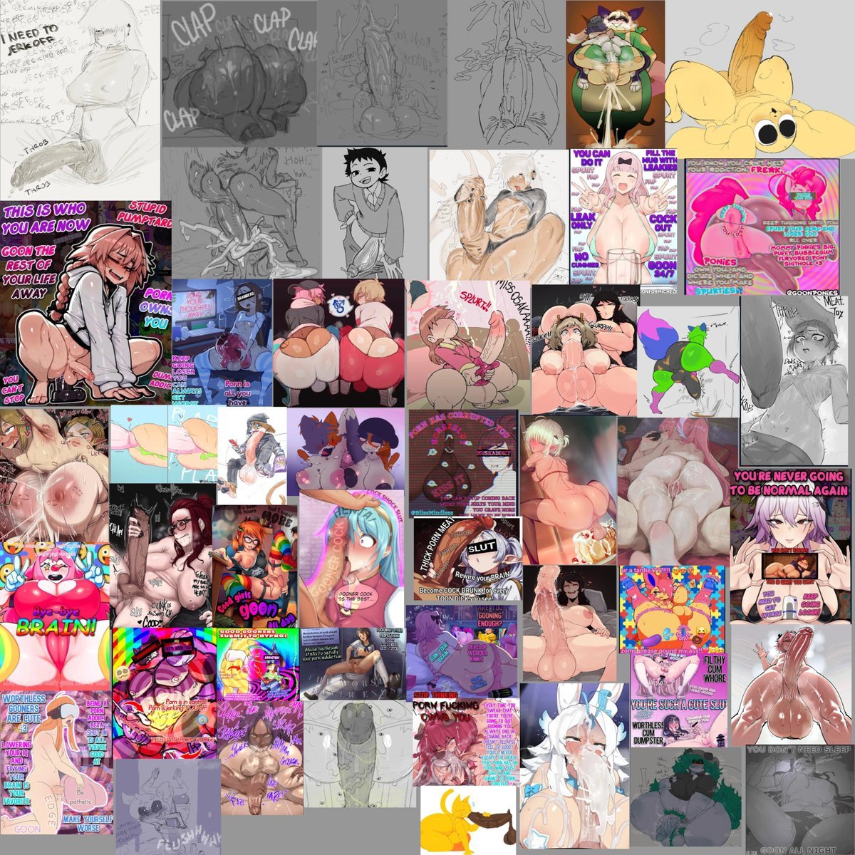 SilliestBilllly's tweet photo. I dezperately need attention from porn addicted goonerz zo have my fav pornie walls !! Porn luvz u 💕😵‍💫 #cringeporn https://t.co/NkSjBtdyd3