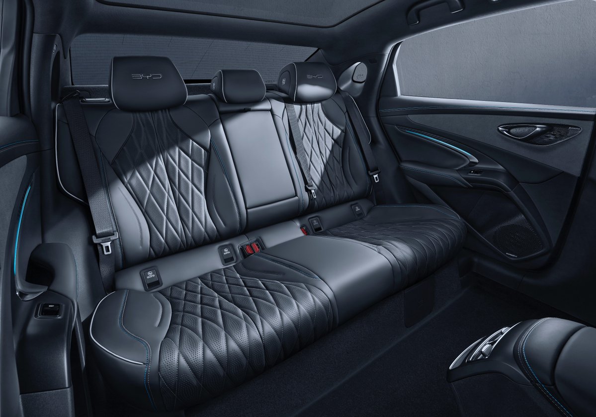 BYDCompany's tweet photo. Panoramic views, immersive sound, and ventilated comfort come together to set a new standard inside the BYD SEAL. https://t.co/BvNyZubzQC