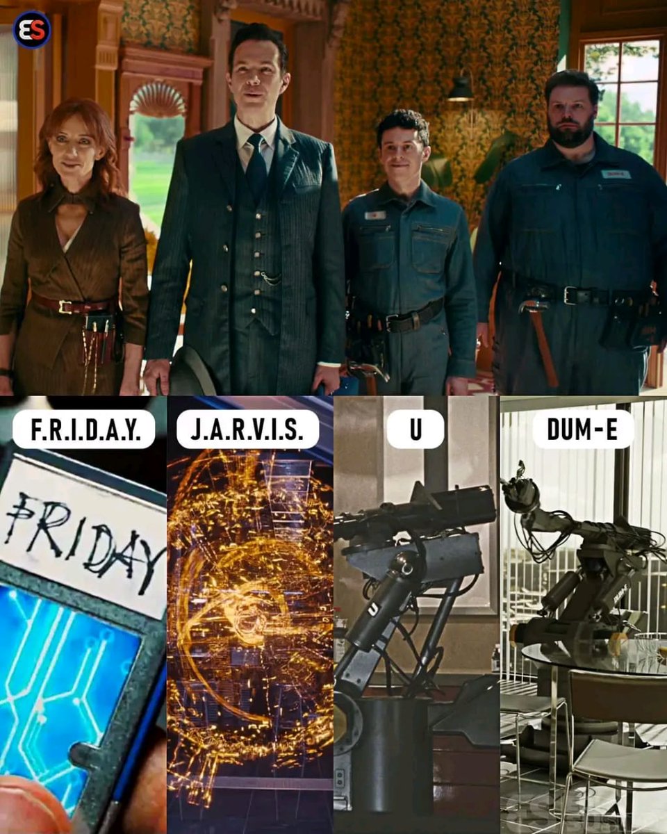 everymovieandtv's tweet photo. What is Tony Stark's best AI creation https://t.co/MwPQ5uCipP