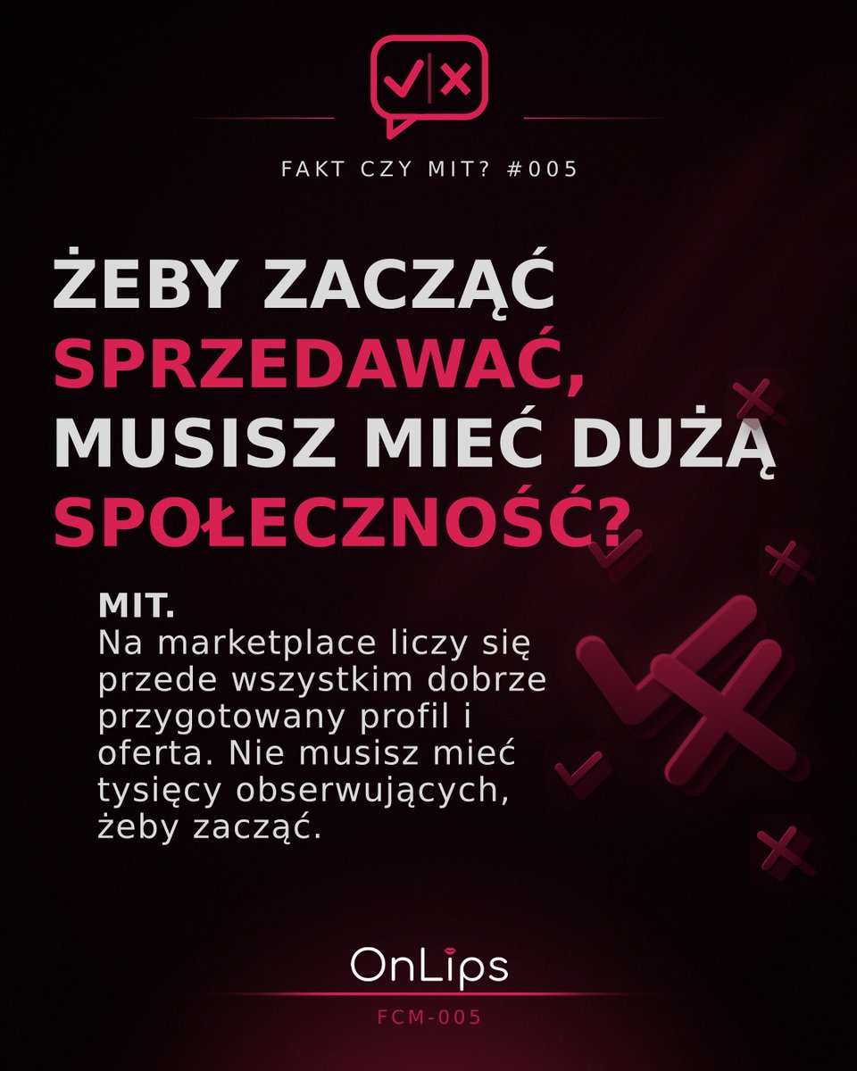 OnLips_'s tweet photo. Nie musisz mieć tysięcy obserwujących, żeby zacząć sprzedawać.

OnLips to marketplace 18+, więc liczy się przede wszystkim Twój profil, konkretne oferty i to, co możesz zaproponować kupującym.

Zacznij od pierwszej oferty → https://t.co/VqfGKEedH0