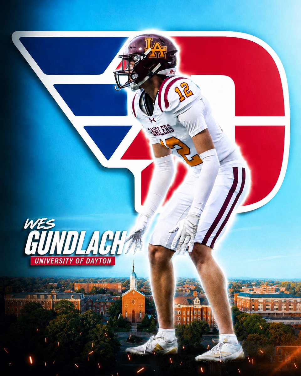 we67056's tweet photo. Extremely excited to announce my commitment to continue my education and football career at the University of Dayton! Thank you to the Flyers coaching staff for this opportunity and huge thank you to all of my family, friends and coaches who have supported me over the years. #agtg 

Go Flyers!
@John_bowes_ @TDAndrews4 @CoachHorch @CoachWhalen59 @DaytonFootball @Loyola_FB