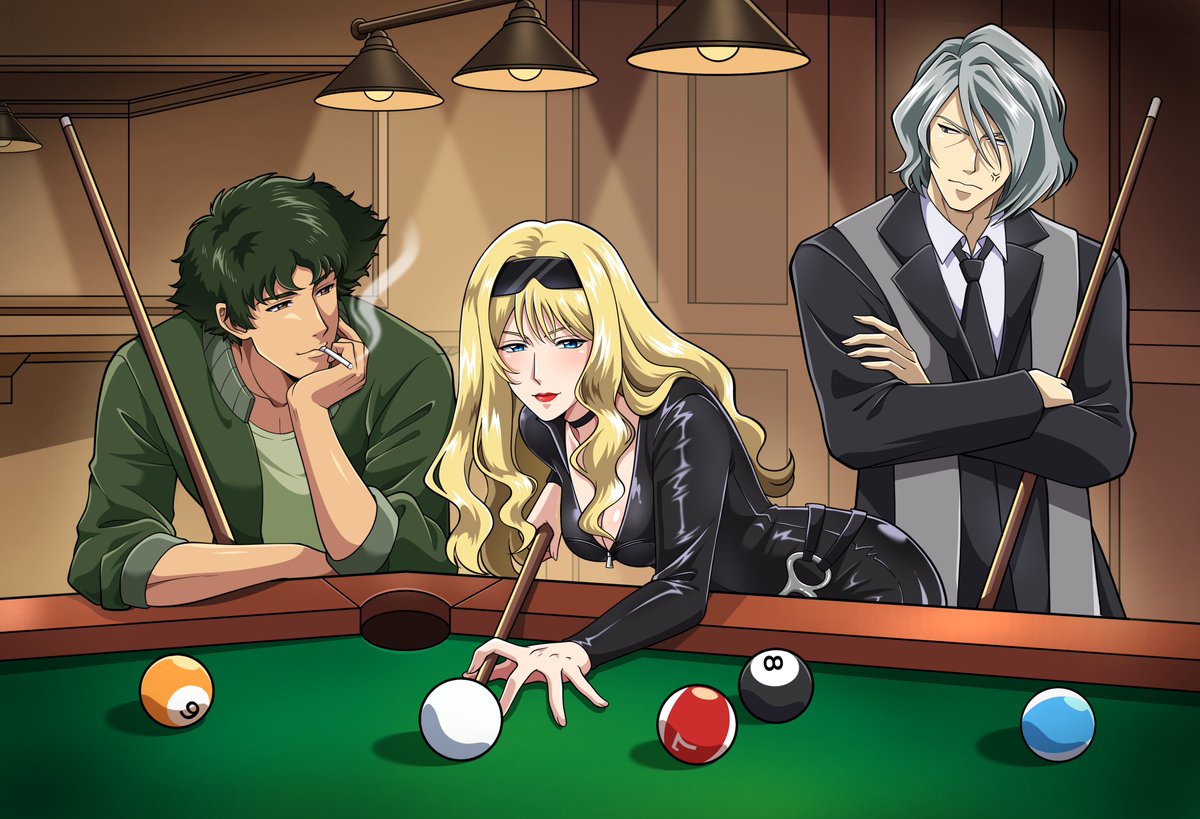 SimpSpiegel's tweet photo. Cowboy Bebop - Spike Spiegel x Julia 🌹    
Art by Heyra 
#CowboyBebop #SeeYouSpaceCowboy 
#SpikeSpiegel #JuliaCowboyBebop 
#SpikexJulia #JuliaxSpike #spikejulia 
#ジュリア #スパイク·スピーゲル 
#カウボーイビバップ https://t.co/dgTPywgqUj