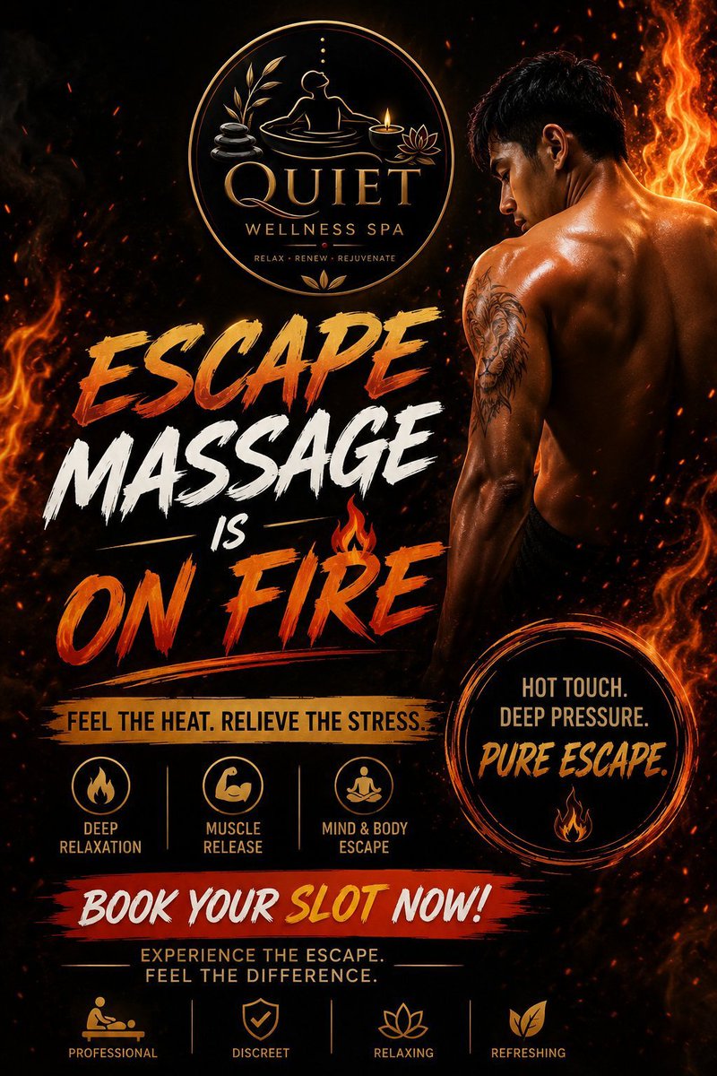 MassageAddict28's tweet photo. Escape..

Is what I actually need literally.. escape from emotional and mental distress..

When I was told that the second sequence is already available, I know I have to try it.. so I sent @quietspaQC a message and booked a session.. this time it will be with @JayjayTorr98458 https://t.co/xFE44zb9gq