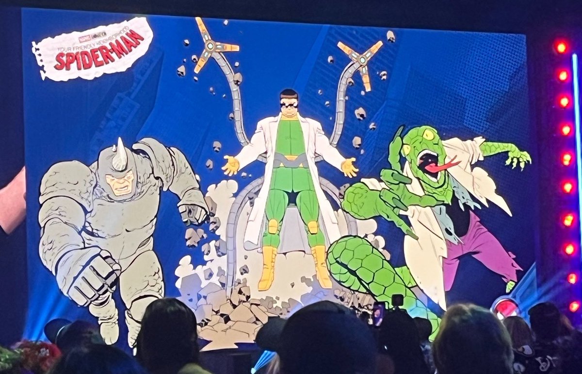 Multi_comic's tweet photo. La segunda temporada de ‘YOUR FRIENDLY NEIGHBORHOOD SPIDER-MAN’ tendrá simbionte, al Doctor Octopus, Rhino y Lizard!!!

#MARVEL #SPIDERMAN https://t.co/JSWkIABje1