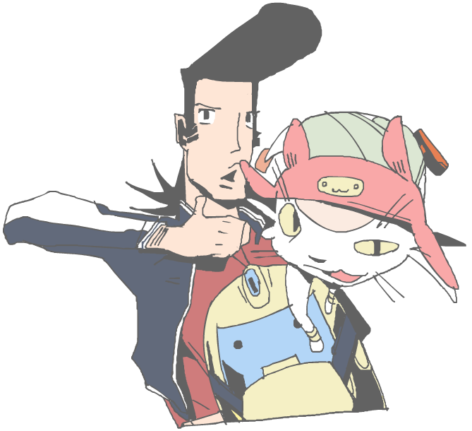 some_ape's tweet photo. started watching space dandy https://t.co/hAWsIKZrNo