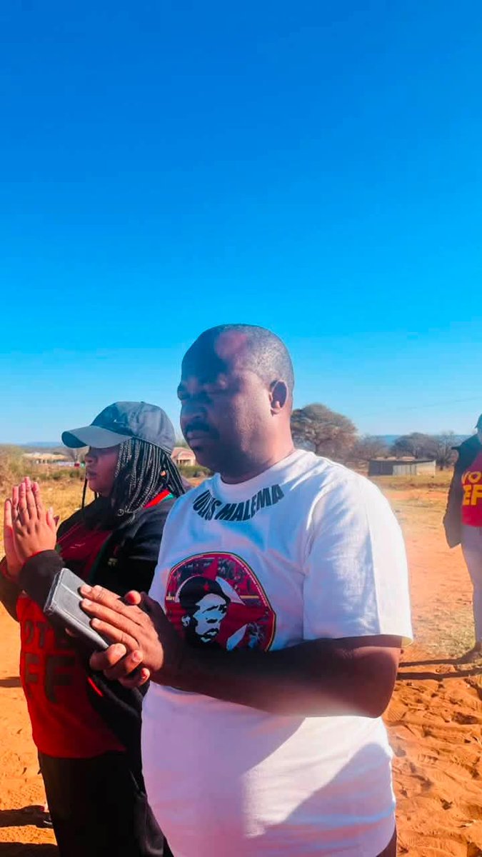 MapulaMokgosang's tweet photo. ♦️IN PICTURES♦️

The Economic Freedom Fighters (EFF) in Mogalakwena Sub-Region, led by its Mayoral Candidate, Fighter Shela Majoko, and the Chairperson of the Sub-Region, Fighter Malesela Lelaka, today met with the community of Galakwena following serious concerns raised regarding the RAL road project and the conduct surrounding its implementation.

The community raised allegations of intimidation and victimisation, claiming that those who question irregularities or expose wrongdoing in the project are targeted. Of particular concern is the arrest of two community members who have been providing leadership and raising concerns about what is happening around the project.

One of those arrested is the EFF Councillor Candidate for Ward 1, who was democratically elected by the community to represent them. The EFF assured the community that it will provide the necessary support, including assistance with legal costs, to ensure that both arrested community members have access to proper legal representation and a fair process.

The EFF is deeply concerned about allegations that these arrests may be politically motivated and intended to remove active community leaders from the ground during this important period. The criminal justice system must never be abused to settle political scores, silence community activists or prevent political candidates from campaigning and serving their communities.

#corruptgovernment
#VoteEFF
#VictoryOrDeath
