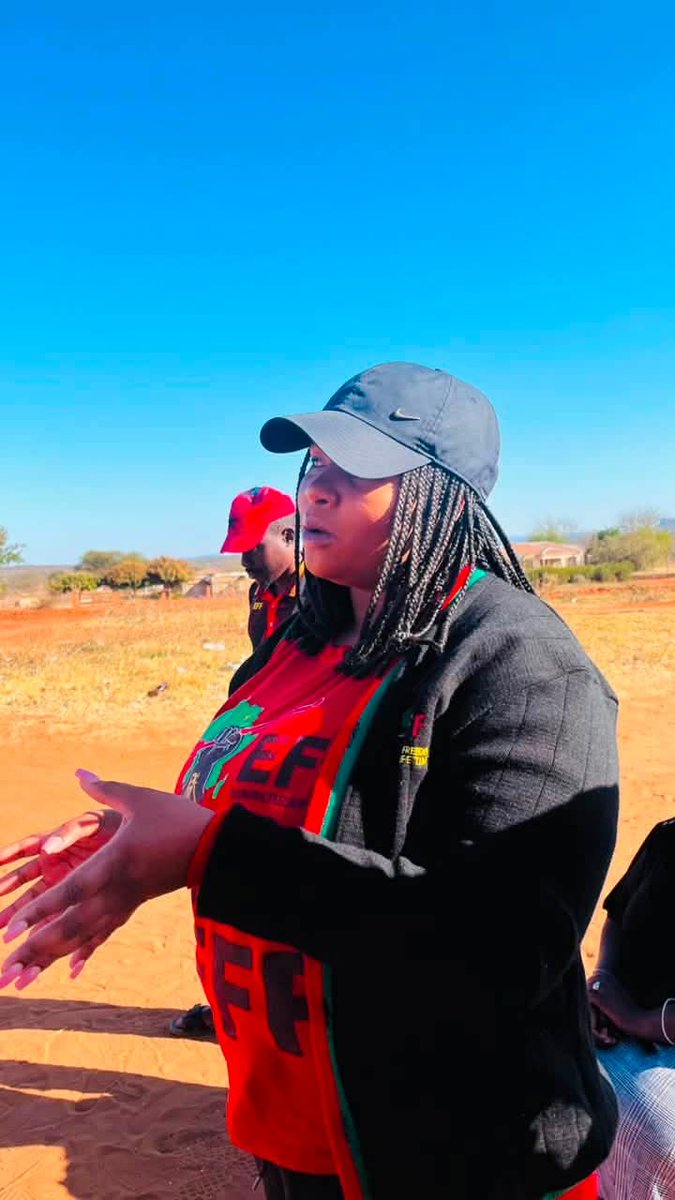 MapulaMokgosang's tweet photo. ♦️IN PICTURES♦️

The Economic Freedom Fighters (EFF) in Mogalakwena Sub-Region, led by its Mayoral Candidate, Fighter Shela Majoko, and the Chairperson of the Sub-Region, Fighter Malesela Lelaka, today met with the community of Galakwena following serious concerns raised regarding the RAL road project and the conduct surrounding its implementation.

The community raised allegations of intimidation and victimisation, claiming that those who question irregularities or expose wrongdoing in the project are targeted. Of particular concern is the arrest of two community members who have been providing leadership and raising concerns about what is happening around the project.

One of those arrested is the EFF Councillor Candidate for Ward 1, who was democratically elected by the community to represent them. The EFF assured the community that it will provide the necessary support, including assistance with legal costs, to ensure that both arrested community members have access to proper legal representation and a fair process.

The EFF is deeply concerned about allegations that these arrests may be politically motivated and intended to remove active community leaders from the ground during this important period. The criminal justice system must never be abused to settle political scores, silence community activists or prevent political candidates from campaigning and serving their communities.

#corruptgovernment
#VoteEFF
#VictoryOrDeath