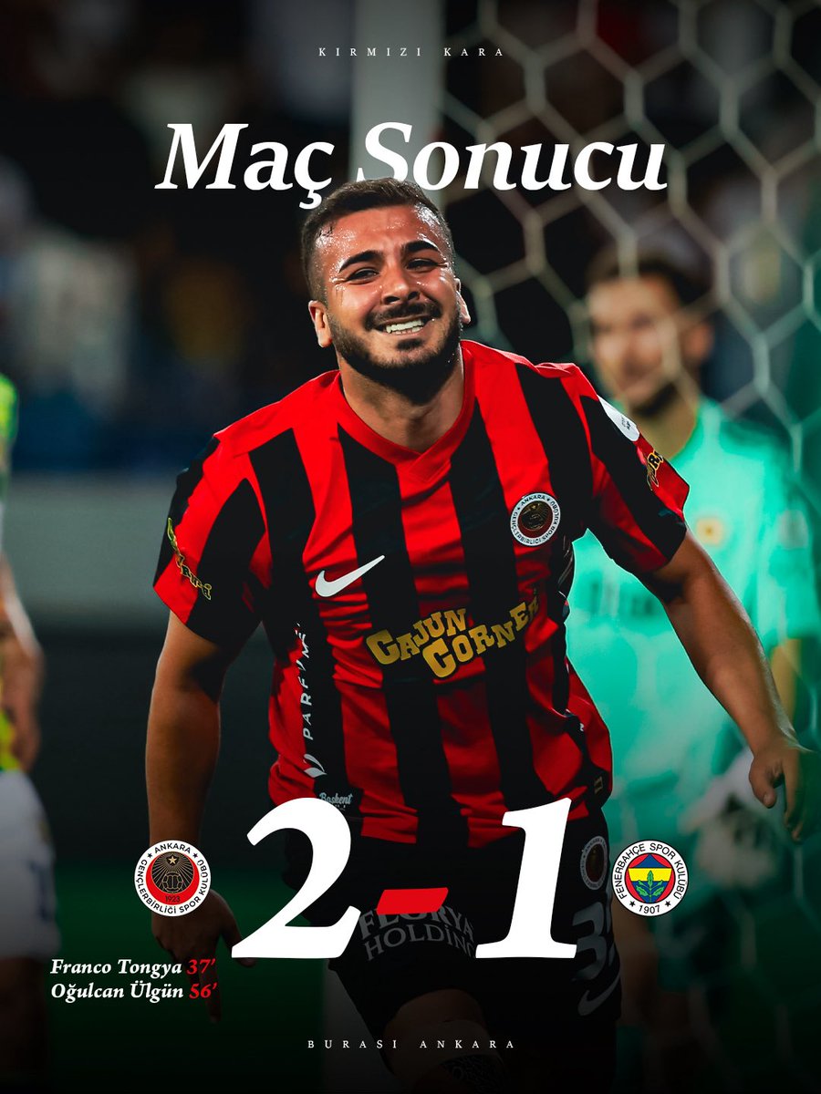 kirmizikara's tweet photo. 🔴⚫️ Maç sona erdi. 

#HaydiGençler #GBvFB https://t.co/aFFC1OK7NH