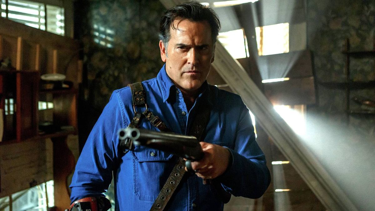 screenrant's tweet photo. EXCLUSIVE: #BruceCampbell officially seals Ash Williams' #EvilDead return chances four years after initial plans for an animated revival series:

"Ash is done."

Read More: https://t.co/BbaYnddFGT https://t.co/rCijKq2xCN
