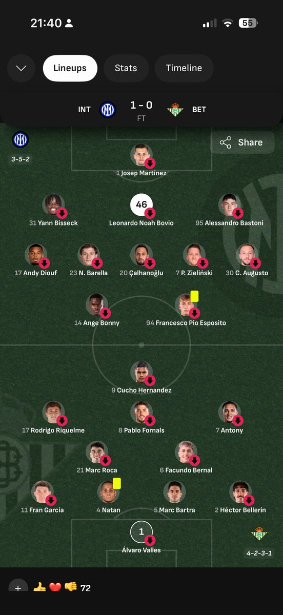 J_Gill04's tweet photo. So Antony played for Betis today, but Scott was suspended… 🧐 #afcb https://t.co/EfXjsnThmE