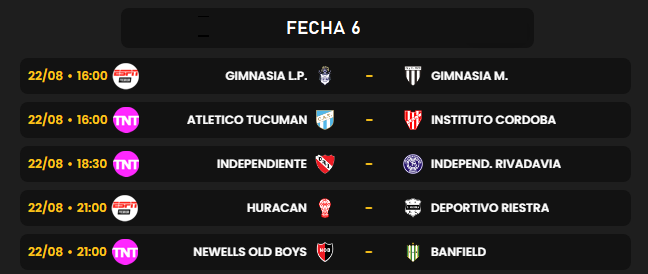 tribugoles's tweet photo. ⚽🔥 ¡CONTINUA LA FECHA 6! 🇦🇷🏆

📊 Estadísticas • 🧠 Trivia • 📅 Agenda
👉 https://t.co/J4hFauoNx2

#GimnasiaLP #GimnasiaM #AtleticoTucuman #Instituto #Independiente #IndependienteRivadavia #Huracan #Riestra #Newells #Banfield #LPF #FutbolArgentino #Futbol ⚽🇦🇷 https://t.co/Utb5TTmRce