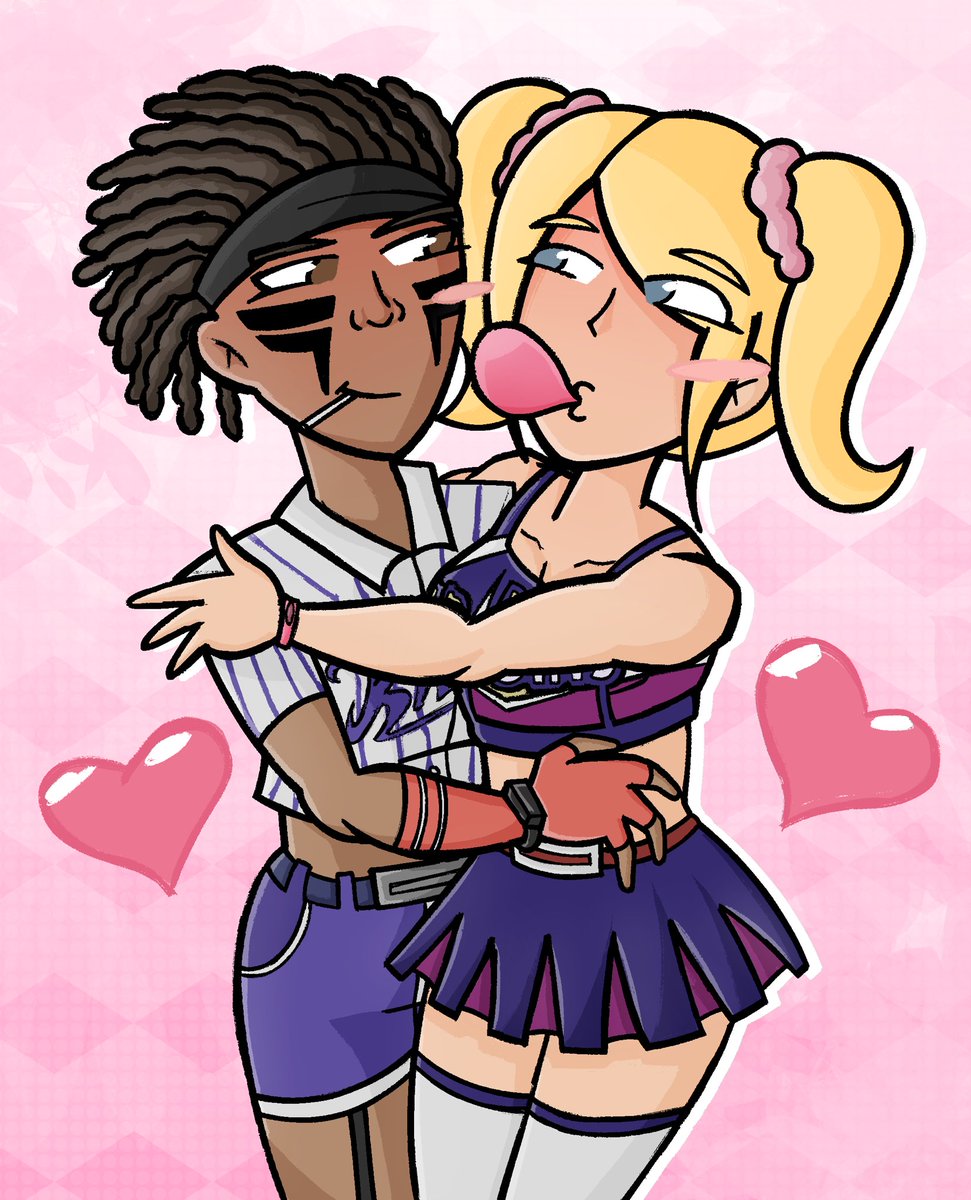 dennymatsu's tweet photo. art trade w @DritBail !!
#LolipopChainsaw #yumeship https://t.co/i7cpSJYTkb