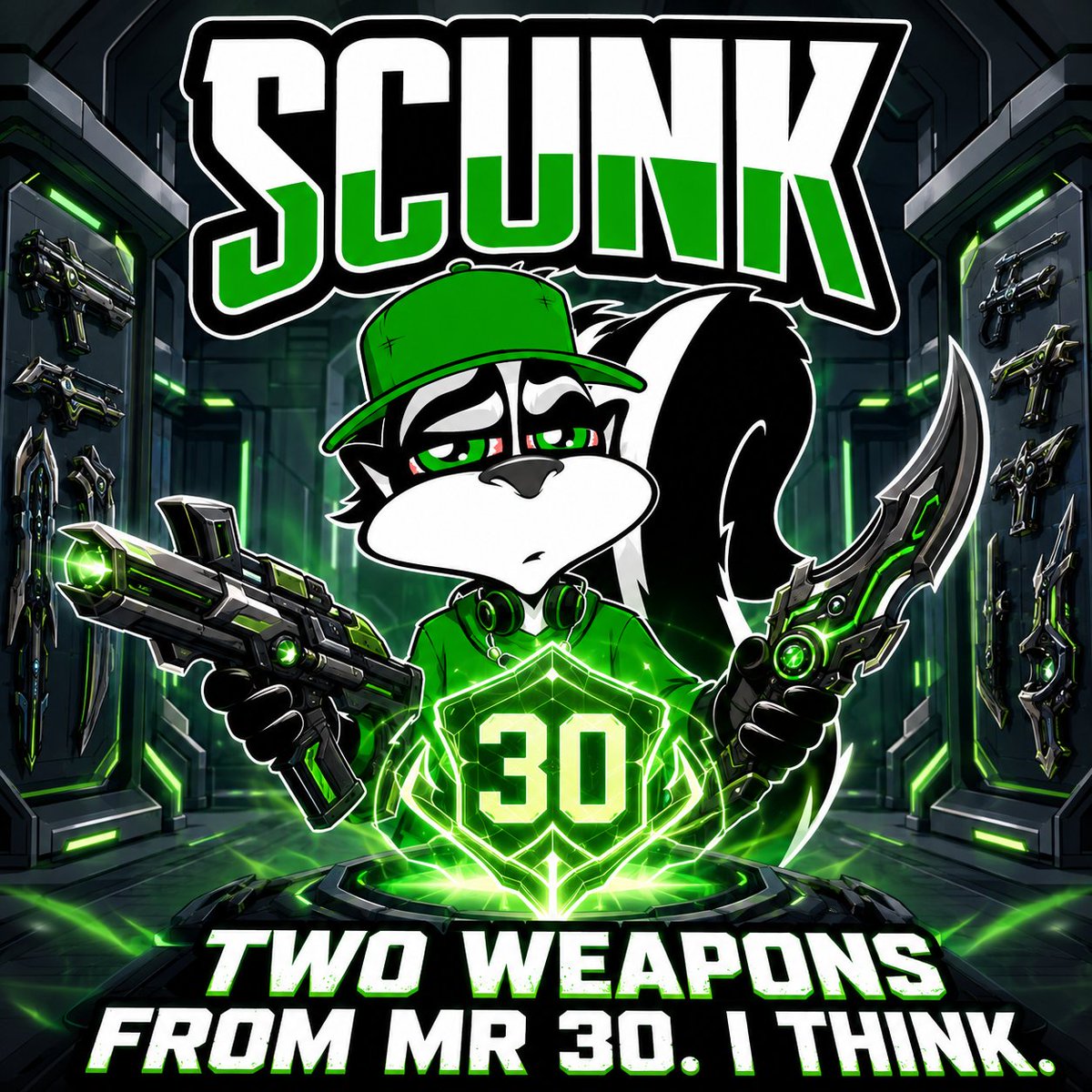 ScunkGaming's tweet photo. Leveling what should be the last two weapons I need to unlock the Mastery Rank 30 test. If my math's right, the test unlocks today.

4 PM MT. https://t.co/hRggcEuGWT https://t.co/OcGJwTekeA
