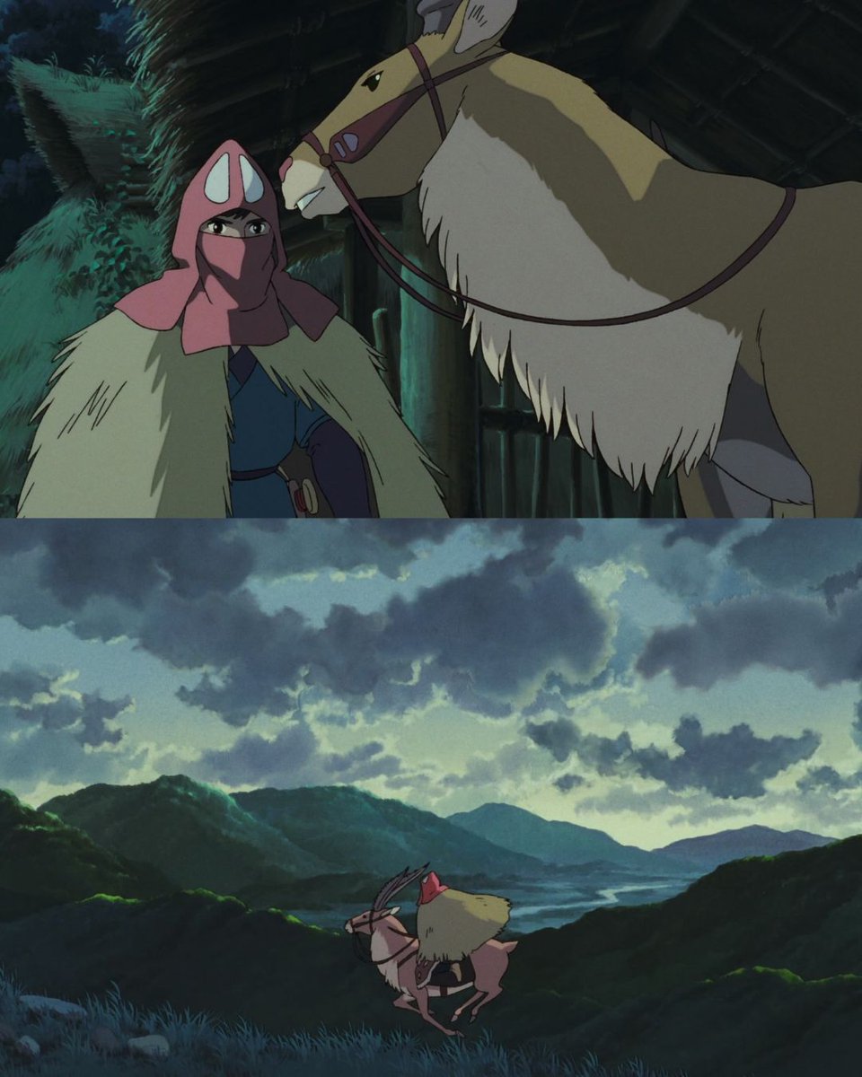 retro_anime's tweet photo. Princess Mononoke (1997) https://t.co/wEuFDCgss8