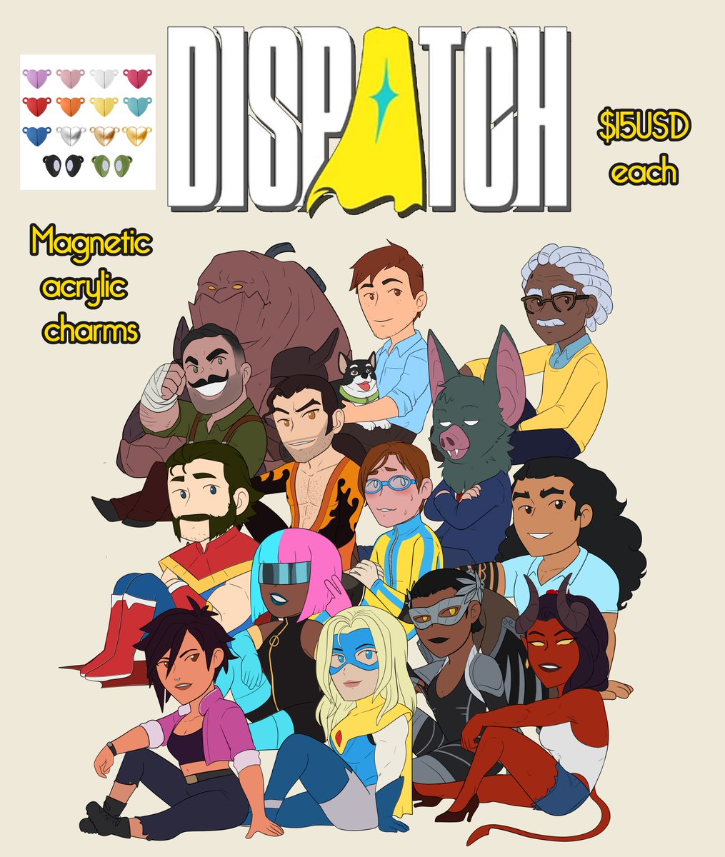 TheRileyOMalley's tweet photo. ✨Dispatch Ship Charms ✨
🔗 https://t.co/0uTbEAZpHv
#dispatch #robertrobertson #invisigal #phenomeman #flambae #coupe #golum #waterboy #chase #royd #malevola https://t.co/UGhHUjQO6z