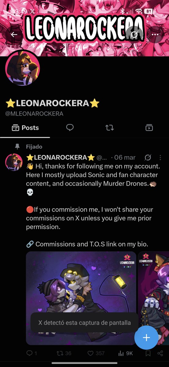 MayteGodoy4's tweet photo. These days I’ve been very busy, but I want to comment on how Neo Strife (Juan Manuel Elias Pedraza)’s girlfriend, Leonarockera (Frida Nieblas), defended this guy, who is a groomer, and is now on the platform pretending that nothing ever happened.
#SonicTheHedgehog
#sonicfandom https://t.co/wFoKfRt9Kp
