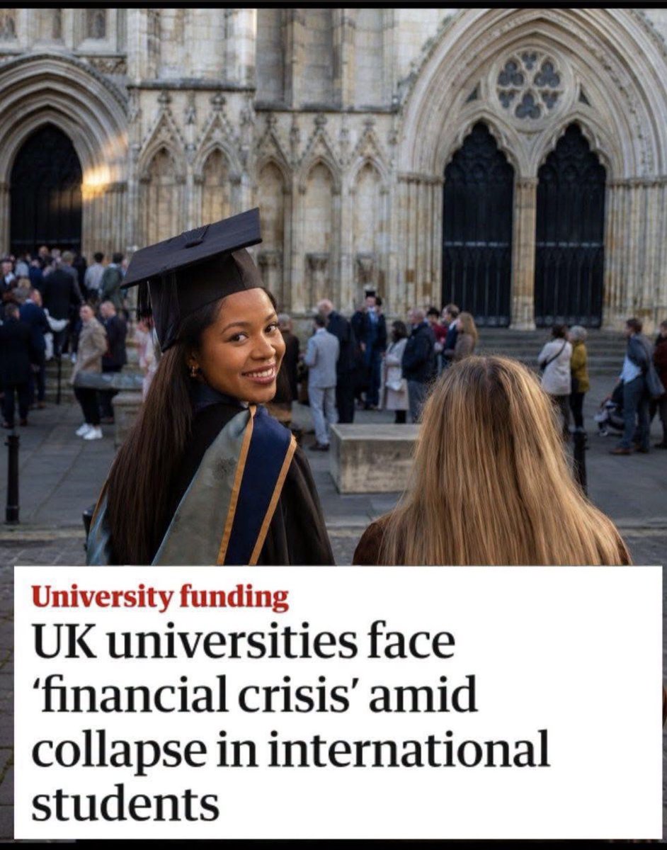 boye4christ2006's tweet photo. Breaking 🚨 

Many universities in the UK 🇬🇧 will close up or merge soon 🔜.

They’re having financial crisis https://t.co/rNbz6QyjQ2
