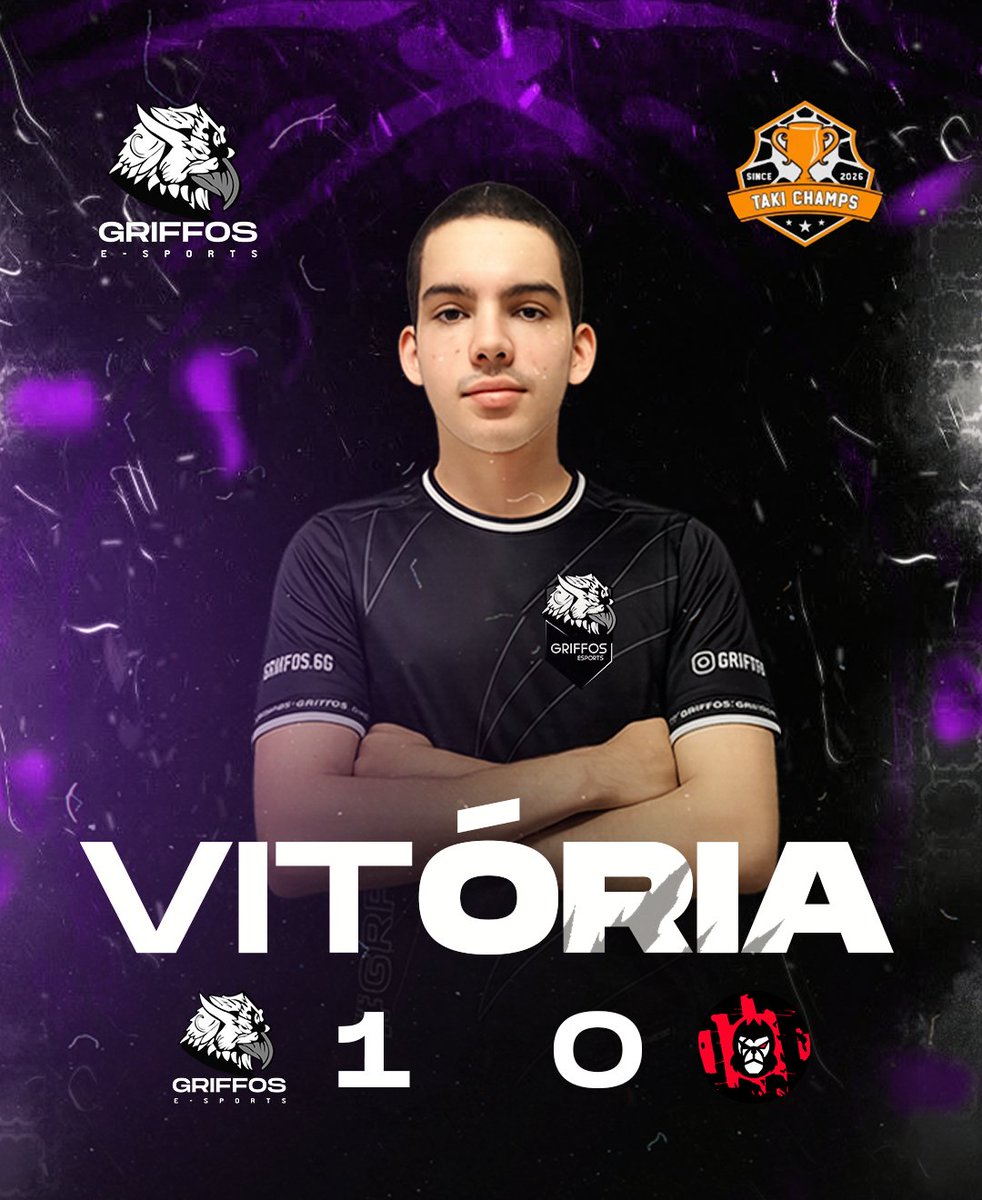 Griffos_eSports's tweet photo. 🏆 VITÓRIA DA GRIFFOS! 🐺🔥
A Griffos e-Sports vence a BKS eSports por 1️⃣ x 0️⃣ e garante mais um resultado importante! 💜🖤
🎯 Foco mantido.
💪 Trabalho entregue.
🐺 GRIFFOS NA FRENTE!
Parabéns à nossa line pela vitória! Agora é manter o ritmo e buscar o próximo! 🚀
#Griffos #GriffosESports #Vitória #Gameday #Esports #GoGriffos