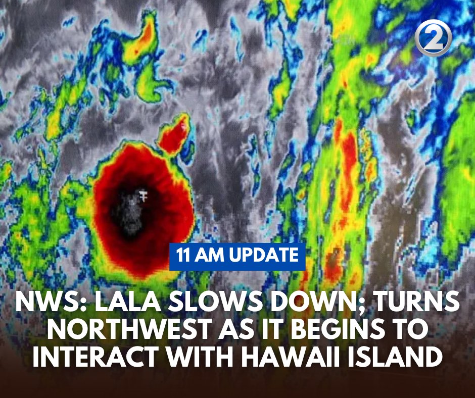 KHONnews's tweet photo. #TrackingLala | They forecast winds will continue to increase through Saturday afternoon.

The latest: https://t.co/Xg1bEjEaoA 

#KHON2 | #WorkingForHawaii https://t.co/UnN26cuzQH
