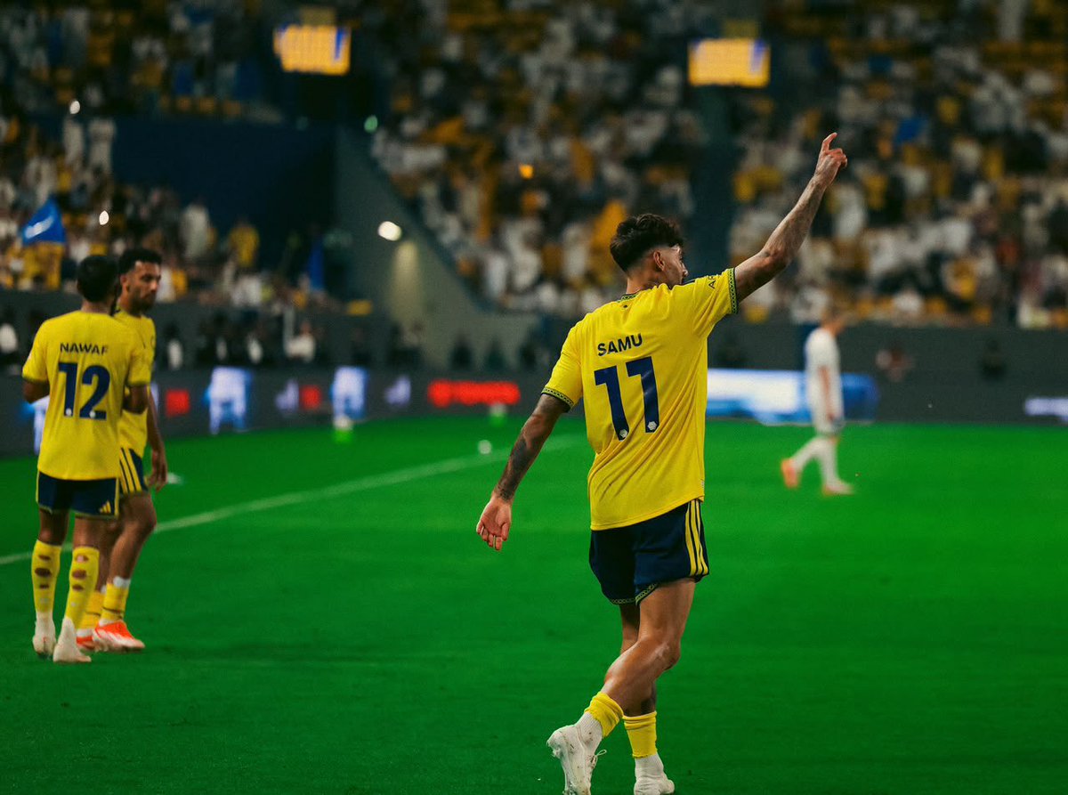 AlNassrFC_EN's tweet photo. His name is Samú Costa. https://t.co/brPvhv1rjw
