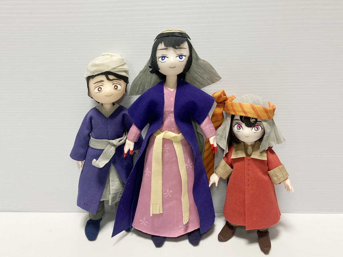 GolemTextile's tweet photo. ファーティマ奥様の人形。
奥様、坊ちゃん、奴隷五才児のシタラ、
今後の活躍がない…だからこそ、
トゥース面子は想像が膨らみます。

#天幕のジャードゥーガル https://t.co/ZC5NN8IVHX