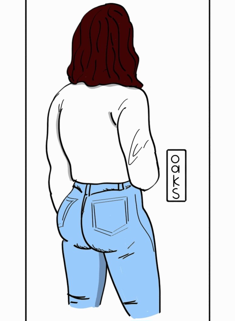 OakLamps's tweet photo. Blue Jeans sketch [ referenced from a Instagram post ] 
#art #digitalart #doodles #sketch https://t.co/vM72K0a3pM
