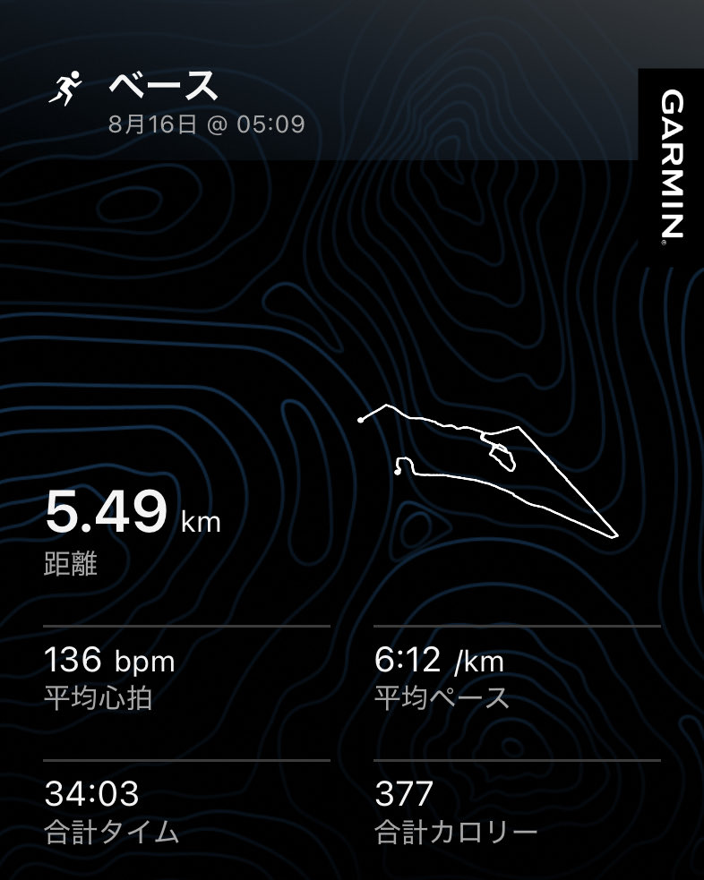 Road2sub4Fusa's tweet photo. 5キロ走ったの初めてかも。記憶にないな。
#朝ラン　#ランニング好きな人と繋がりたい
#ランニング https://t.co/uolbkMoryA