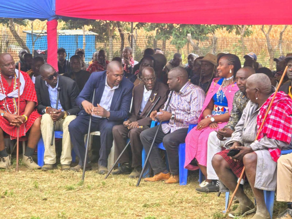 GKTongoyo's tweet photo. OLESHARO, NAROK EAST

Closed the day at  Olesharo Mzee Kaipai Punyua family in Narok East. So grateful for the warm welcome, unity and continued support across our County.

Thank you, Olosho le Narok, for standing together in solidarity, we  move forward with one voice, one vision and a shared commitment to a better future for our people.
#ENTALALAMBOITIE #ETAAKUTINKOLONGIOSINA 
#THENEXT033 
#GK