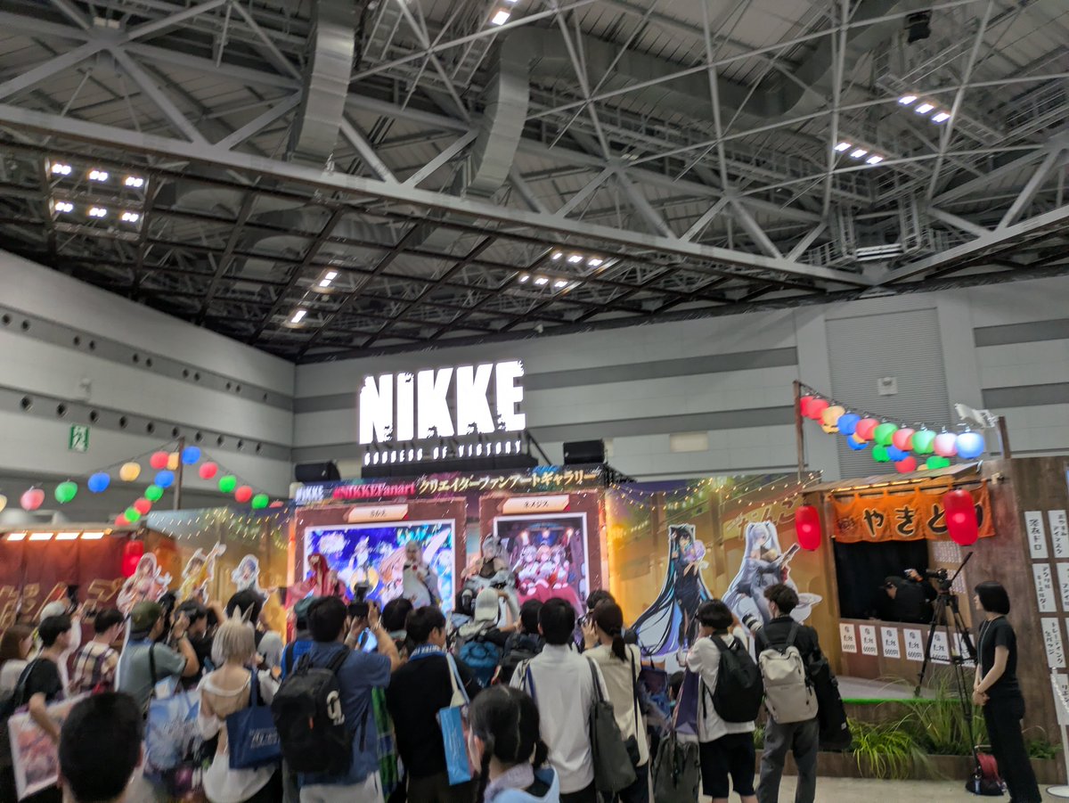 doypsya's tweet photo. また来たよ〜
#NIKKEコミケ108 https://t.co/KBSihErkTk
