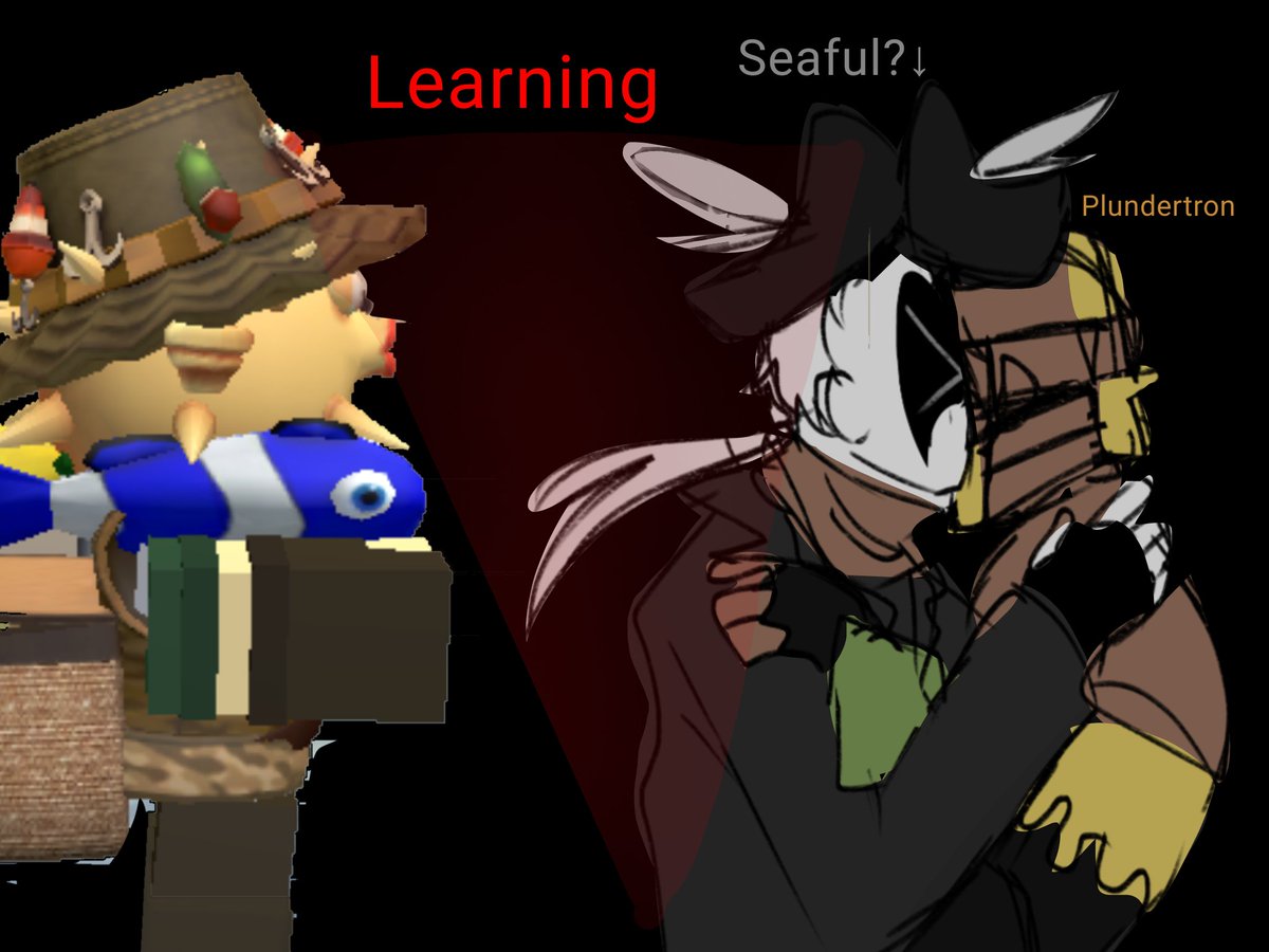 InkAndInnards_1's tweet photo. PLEASE PLEAS PLEASSEEEE TWITTER MAKE SEATREASURE POPULAR I BEG OF YOU #plundertron #seaful #dieofdeath #artware TECHNICALLY HOOKLINE MENTIONED? https://t.co/4AQbTSxPLX