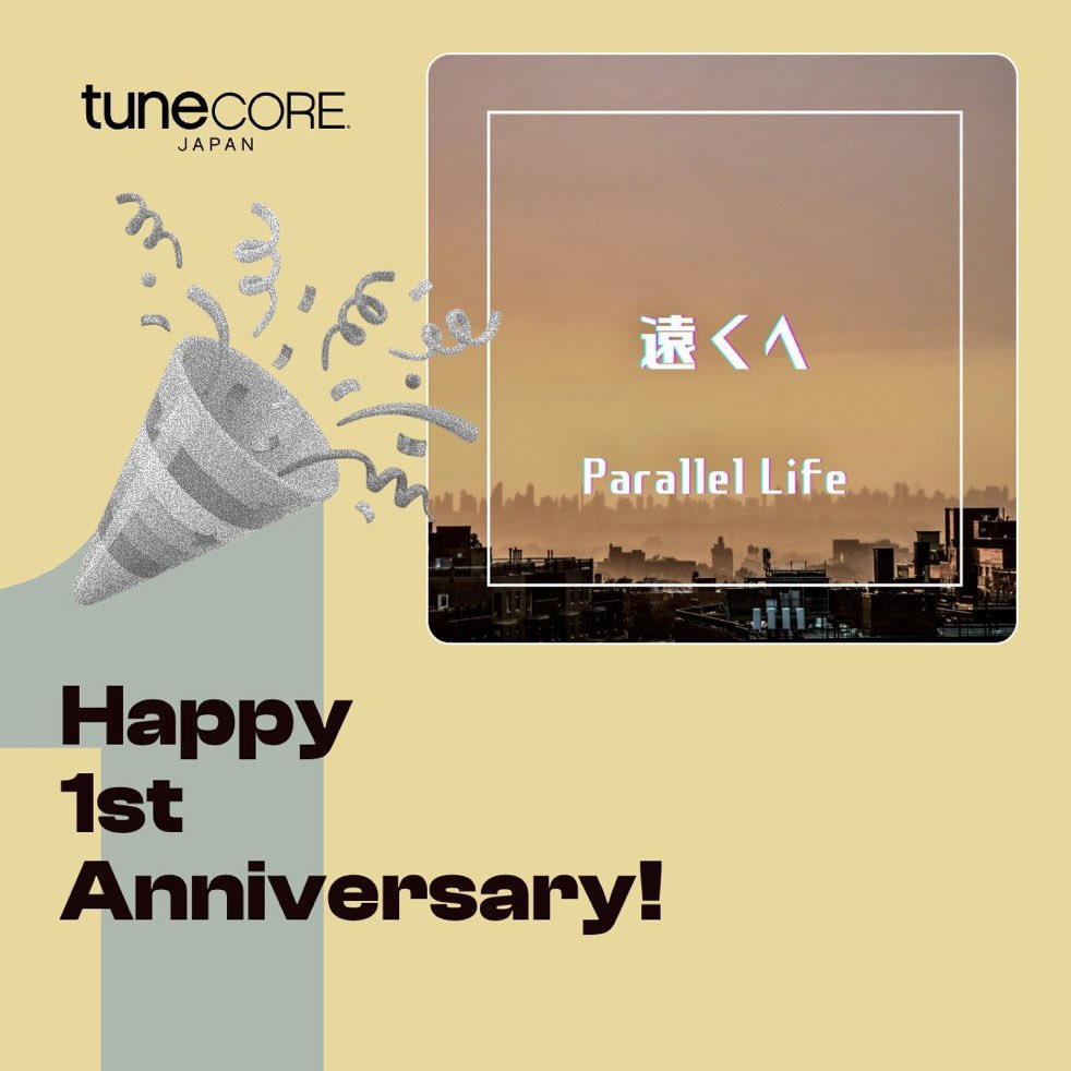 Parallel_Life_s's tweet photo. いつもお世話になっております。
「遠くへ」がリリースされて1周年を迎えたようです。ありがとうございます！！
https://t.co/gfxiBdvm0O https://t.co/8obhoQIToK