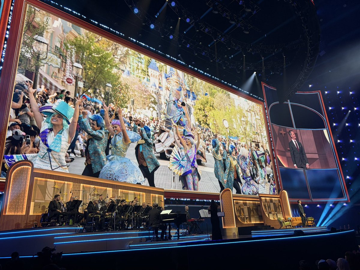 DLPReport's tweet photo. Entertainment returning to Disneyland Resort in Feb 2027:
- Remember.. Dreams Come True nighttime spectacular 
- The OG Wold of Color
- Magic Happens #D23 https://t.co/270zQzUSJu