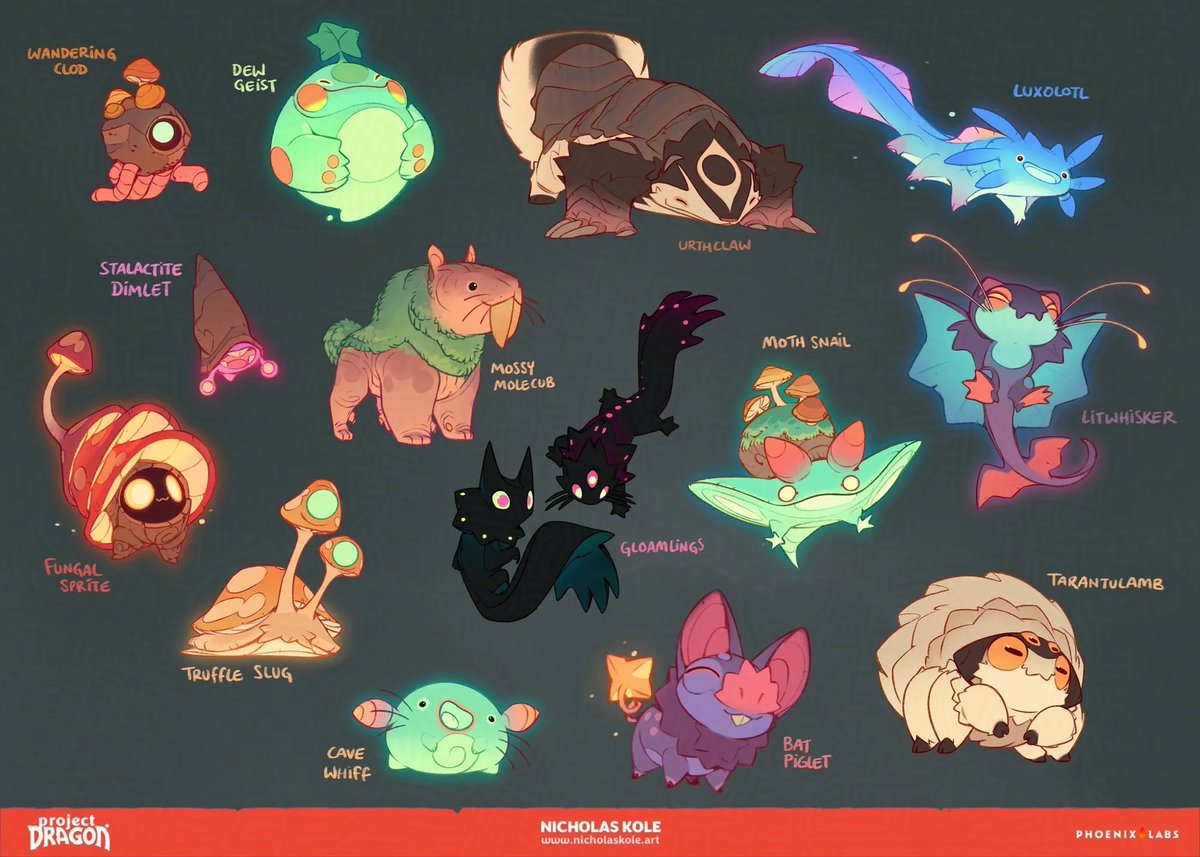 EverhavenWorld's tweet photo. The Wandering Clod, one of the many pets planned for #Everhaven. #ProjectDragon #BringBackProjectDragon #characterart #conceptart #cancelledgames #cozygames 

#2Dart by @FromHappyRock 
#3Dmodel by Nathan Bertelo: https://t.co/PEhf8ehQ81 https://t.co/TNWZQfNm8Z