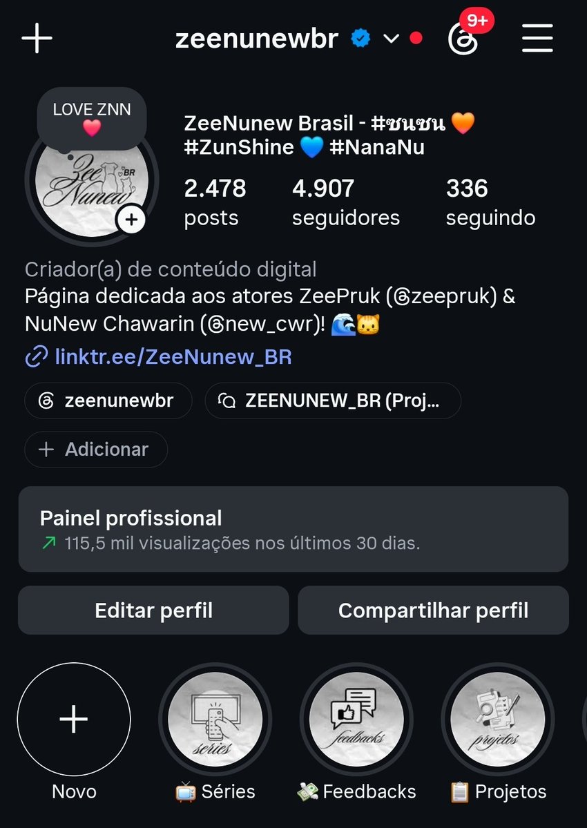 ZeeNunew_BR's tweet photo. ✨ Novo visual no ar! ✨ 

A página tá de cara nova e tudo isso graças à nossa designer @404dsg, que arrasa sempre. 

Muitíssimo obrigado pelo talento e capricho de sempre. 💖 

E já que cê tá aqui, segue a gente no Instagram, porque a gente tá quase batendo 5 mil seguidores. 

🔗https://t.co/TSnvgCwK2r

Vem conferir, curte e conta o que achou. Como ficou?

#ซนซน · #Zunshine · #NanaNu