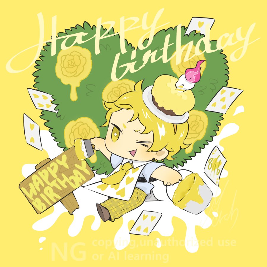 March003rabbit's tweet photo. お誕生日おめでとうございます🎂🎉
幸せいっぱいの濃い1年になりますように☺️✨
#画ちん https://t.co/WQpZSDI976