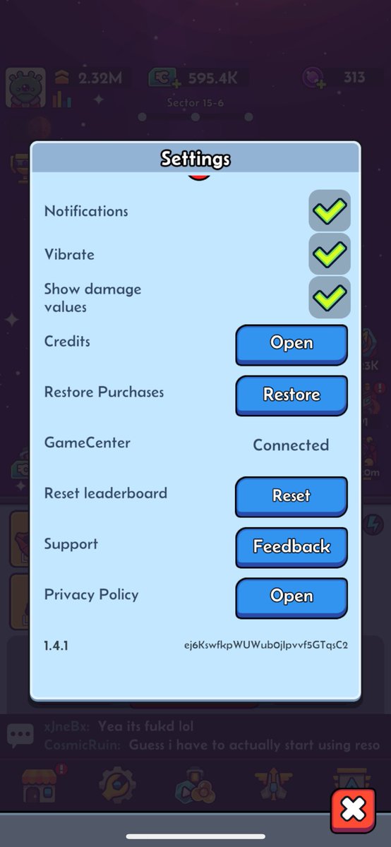HittingVibes's tweet photo. @SayGames_Hub why is “space crafter” so behind on Apple? Plus I had 2 huge resource packs purchase but never give resources  google is 1.4.6. Apple is 1.4.1?? https://t.co/1FnCj7nxvB