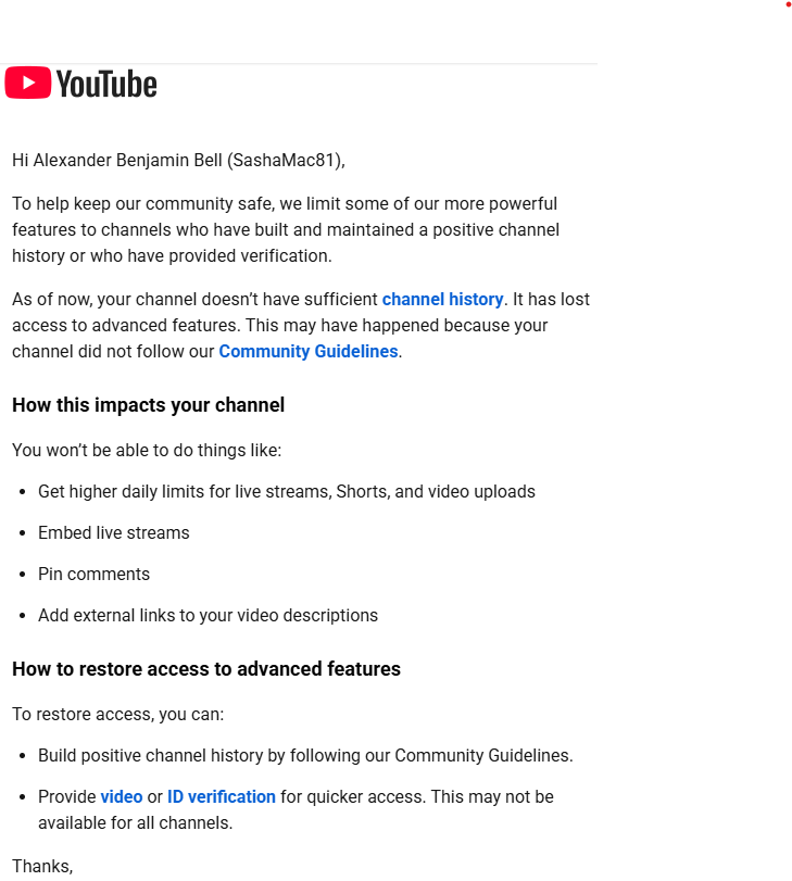 SashaMac81's tweet photo. Bonjour-Hi everyone! While I'm on vacation in Morocco with my family, algorithms of @YouTube have lost their minds again. Uh... video and ID verifications are not available for my channel. So, guys, upon arrival back to Montreal, I'll change the posting schedule of my videos. https://t.co/yoxB381Szt