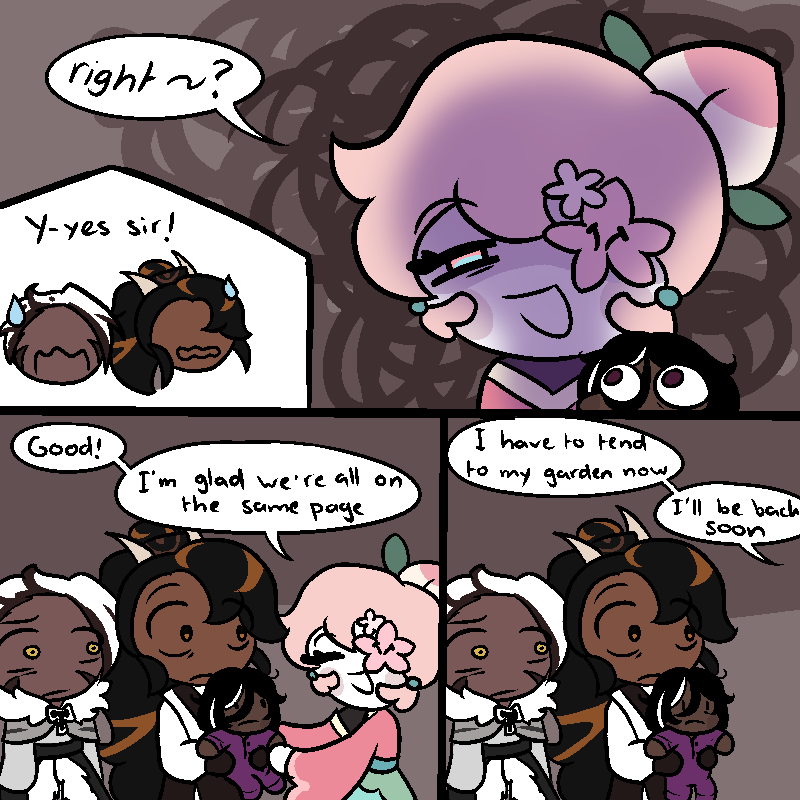 TheSparkledash's tweet photo. Local warriors intimidated by pretty pink gardener (4/5)

(a sequel to that last dark cacao baby dough comic)

#cookierun #cookierunkingdom https://t.co/pC3dEOF6oz