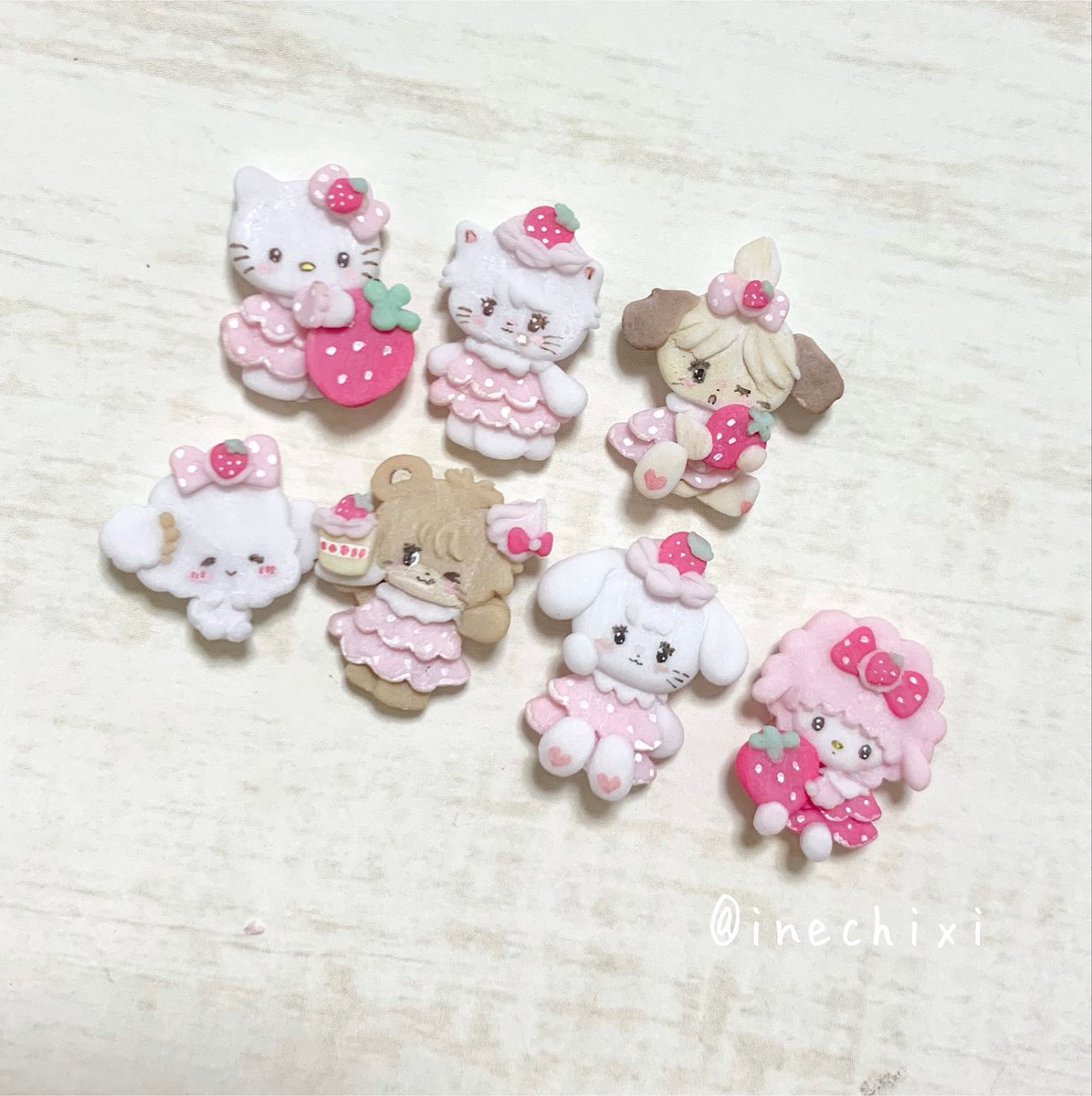 inechixi's tweet photo. サンリオキャラクター×miccoさんデザイン♡ https://t.co/tskALDKHIV