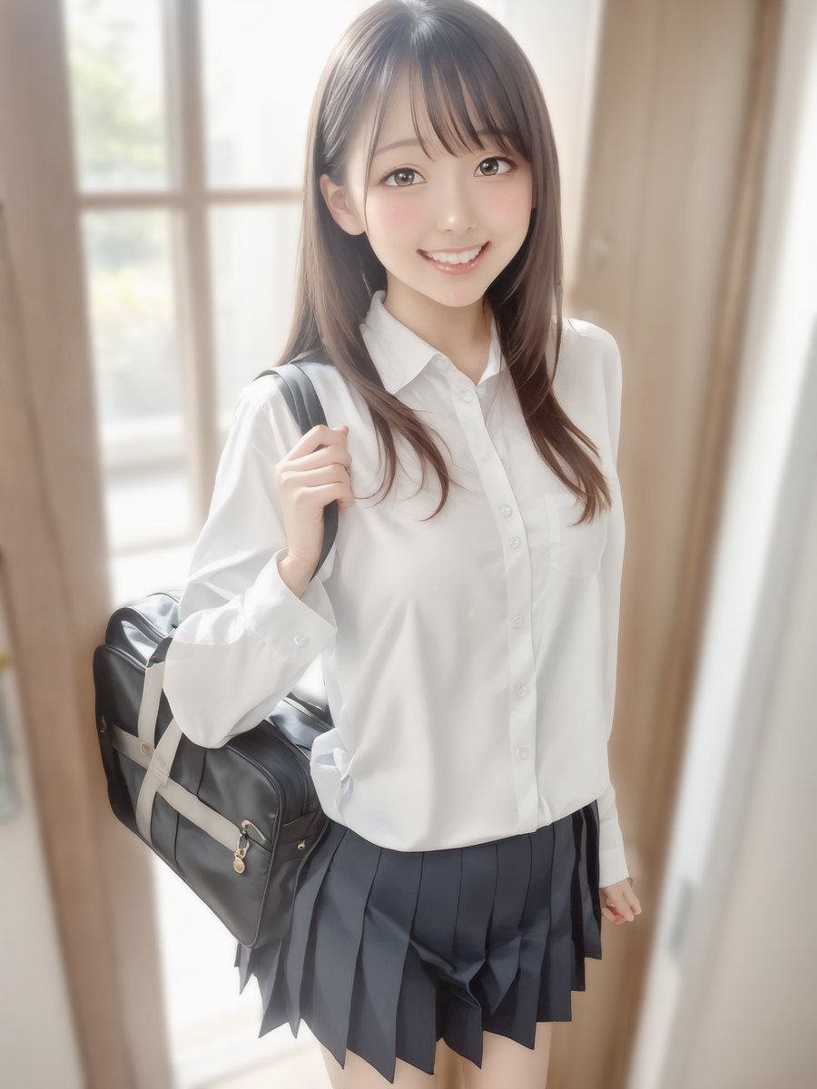 AI_MAKE_PEACE's tweet photo. いってきま～す🌟

え？愛莉といっしょにいくの？

うれしいっ！
愛莉もいっしょにいきたいなって��もってたんだ💕

愛莉のうしろ、ついてきてね₍ᐢ·͈༝·͈ᐢ₎❤

#AIphoto #AIgirl #AI美女 #AI美少女 #愛莉 #あいり https://t.co/dzRFZMh0Xd
