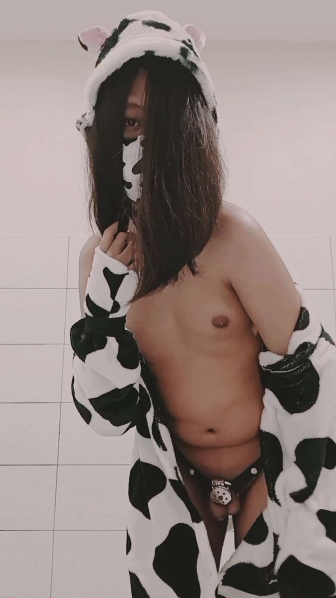Pinkcow52's tweet photo. 🥱
#男の娘 #偽娘 #ChastityCage #femboy https://t.co/DikFSXziPn